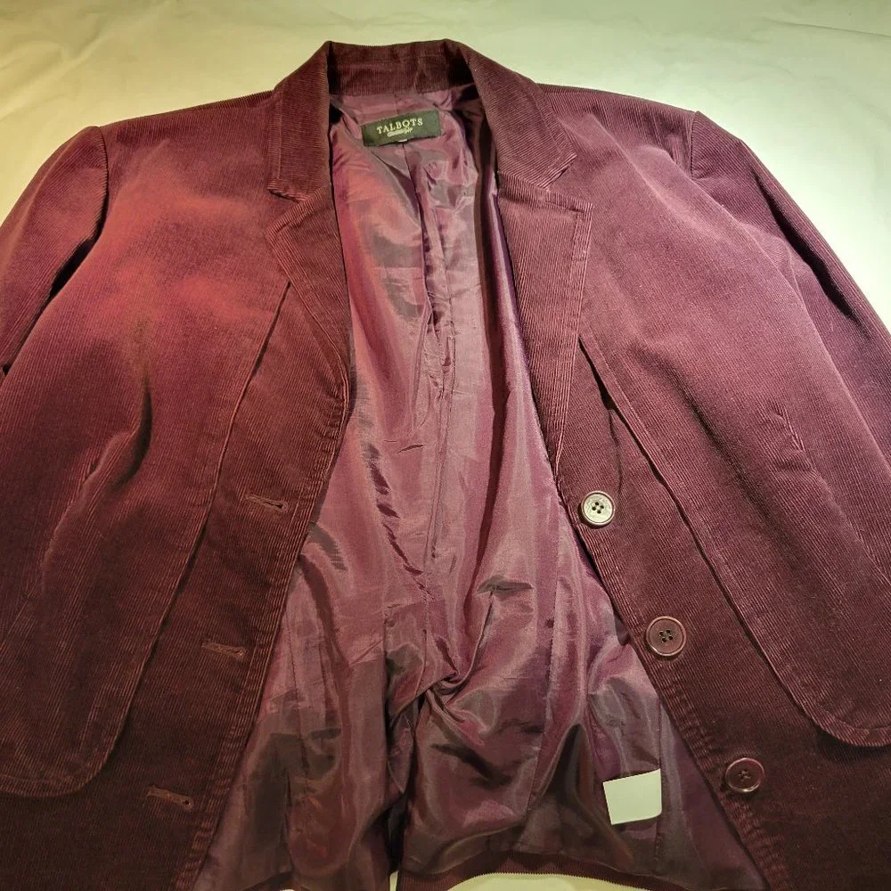Talbots Velour jacket - Picture 5 of 6
